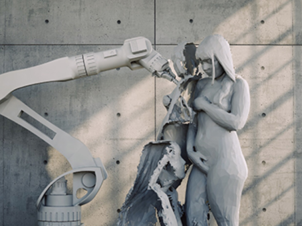 SCULPTURE OF POLYSTYRENE EXPANDED BY THE ARTIST - LEANDRO SUMMO
